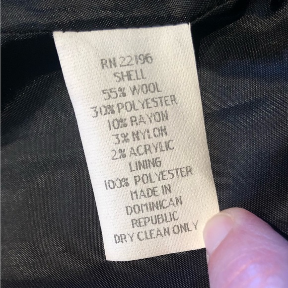 Jason Kole Wool Blend Zipper Women's Coat with hood and pockets - Picture 5 of 6